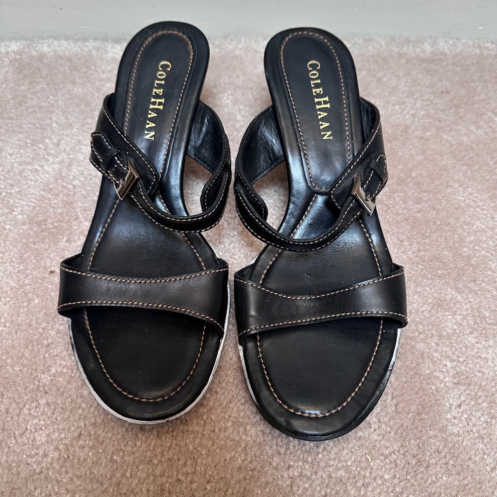 Cole Haan leather slide Sandal Heels
